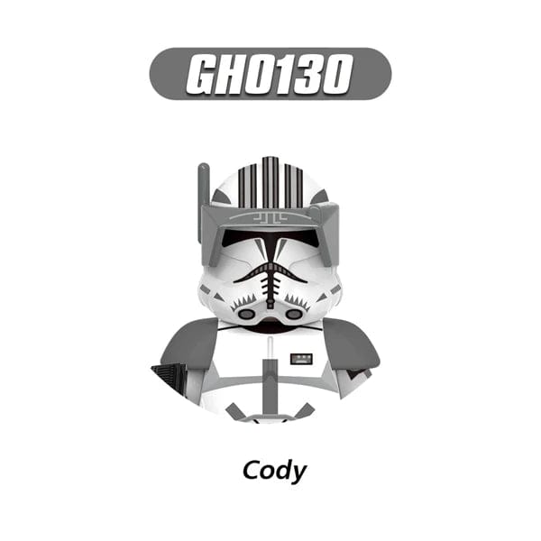 Planet Gates T-G0128 G0117 Clone Trooper Cody Thorn Building Blocks Captain Vaughn Mini Figurine Wrecker Bricks Hunter Figure Kids Toys