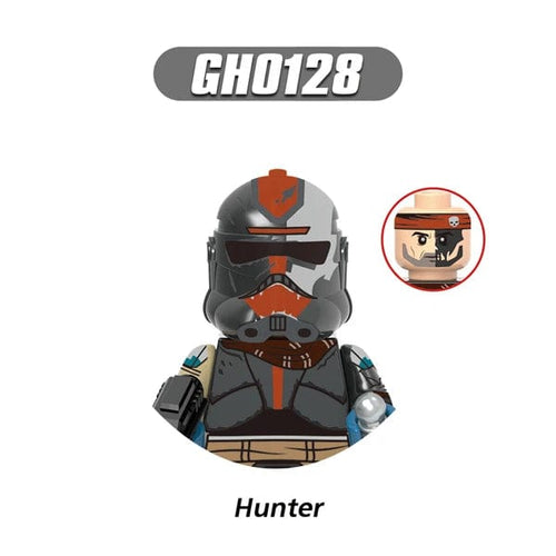 Planet Gates T-G0128 G0117 Clone Trooper Cody Thorn Building Blocks Captain Vaughn Mini Figurine Wrecker Bricks Hunter Figure Kids Toys