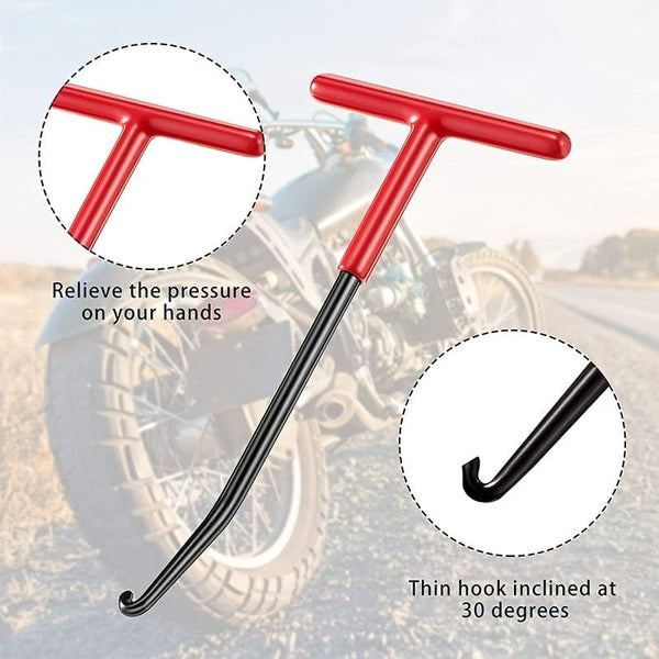 Planet Gates T-shaped Spring Hook Motorcycle Brake Spring Hook Wrench Clutch Exhaust Pipe Spring Disassembly Pull Hook