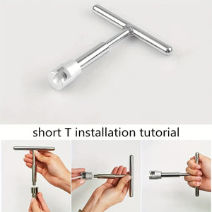 Planet Gates T-type Puller +18pc Blue Gask Car Dent Repair Puller, Car Repair Tools Kit With 18pcs Plastic Glue Tabs Metal T-Handle Dent Remover Universal For Car Accessories