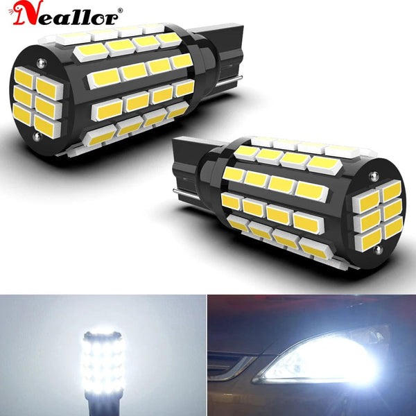 Planet Gates T10 W5W 194 2821 / White 2x High Power W5W T10 194 168 LED Canbus Extreme Bright 54 SMD 3014 Chip Bulbs Car Parking Backup Reverse Wide Lights 2821 2825