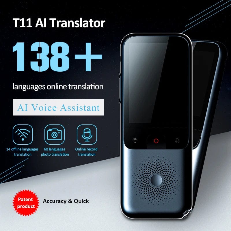 Planet Gates T11 2024 New T11 Portable Audio Translator 138 Language Smart Translator Offline In Real Time Smart Voice AI Voice Photo Translator