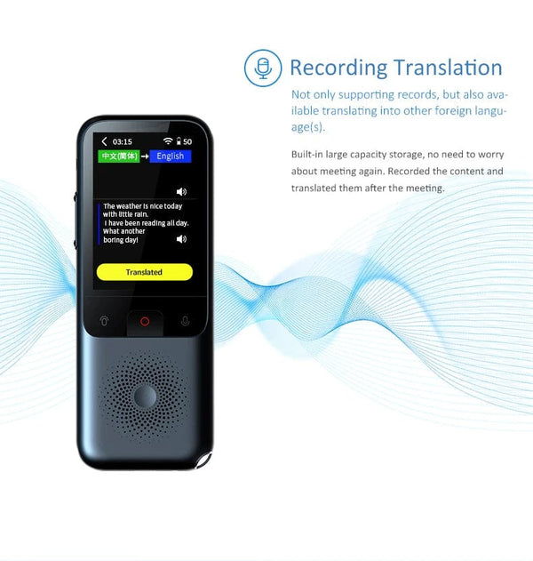 Planet Gates T11 2024 New T11 Portable Audio Translator 138 Language Smart Translator Offline In Real Time Smart Voice AI Voice Photo Translator