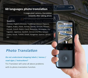 Planet Gates T11 2024 New T11 Portable Audio Translator 138 Language Smart Translator Offline In Real Time Smart Voice AI Voice Photo Translator