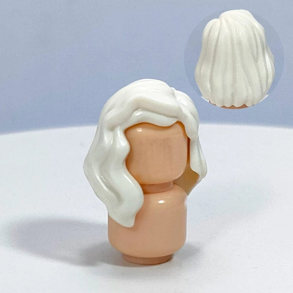 Planet Gates T113 KT Block Min Building Blocks Boy's Hair Girl's Hair Curly Hair Accessories MOC Figures Hair  Children's Toys