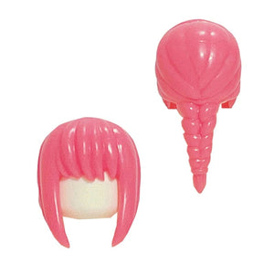 Planet Gates T113 KT Block Min Building Blocks Boy's Hair Girl's Hair Curly Hair Accessories MOC Figures Hair  Children's Toys