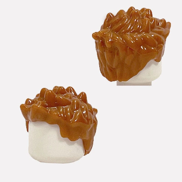 Planet Gates T113 KT Block Min Building Blocks Boy's Hair Girl's Hair Curly Hair Accessories MOC Figures Hair  Children's Toys