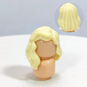 Planet Gates T113 KT Block Min Building Blocks Boy's Hair Girl's Hair Curly Hair Accessories MOC Figures Hair  Children's Toys