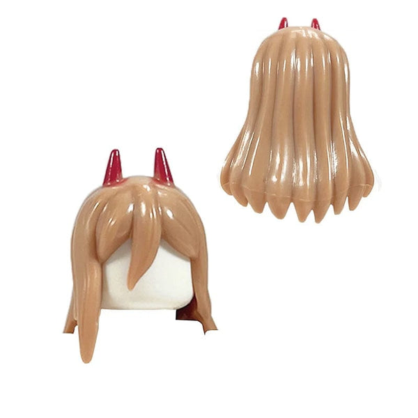 Planet Gates T113 KT Block Min Building Blocks Boy's Hair Girl's Hair Curly Hair Accessories MOC Figures Hair  Children's Toys