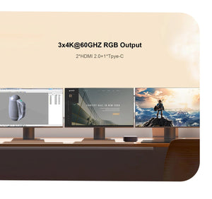 Planet Gates T9 Mini PC Intel Alder Lake N100 Windows 11 Ultra Small Pocket Computer Dual SSD Full Function Type-C 4K 60Hz RGB Output