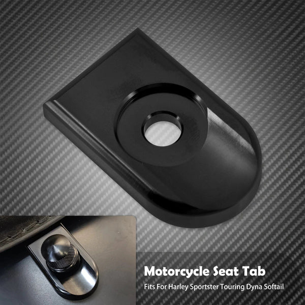 Planet Gates Tab E Universal Motorcycle Rear Fender Seat Bolt Screw Nut Tab Kit Mount Knob Cover For Harley Dyna Sportster XL Touring FLHR Softail