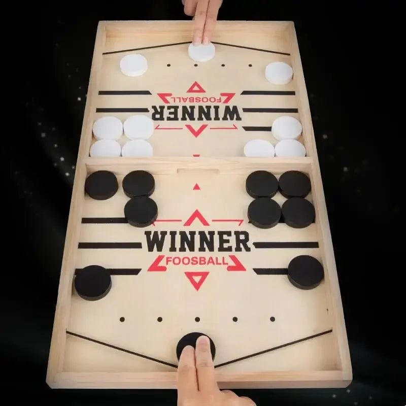 Planet Gates Table Hockey Paced Sling Puck Board Game Fast Sling Puck Winner Party Game Adult Child Family Game Desktop Battle Board Game