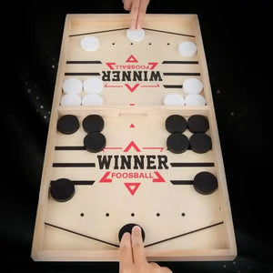 Planet Gates Table Hockey Paced Sling Puck Board Game Fast Sling Puck Winner Party Game Adult Child Family Game Desktop Battle Board Game
