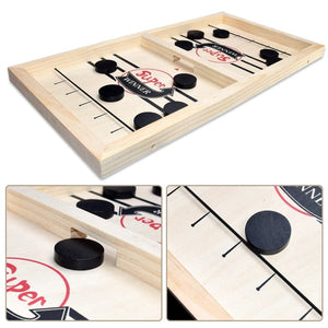 Planet Gates Table Hockey Paced Sling Puck Board Game Fast Sling Puck Winner Party Game Adult Child Family Game Desktop Battle Board Game