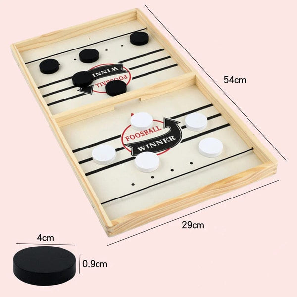 Planet Gates Table Hockey Paced Sling Puck Board Game Fast Sling Puck Winner Party Game Adult Child Family Game Desktop Battle Board Game