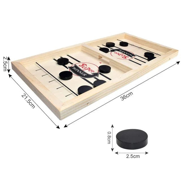 Planet Gates Table Hockey Paced Sling Puck Board Game Fast Sling Puck Winner Party Game Adult Child Family Game Desktop Battle Board Game