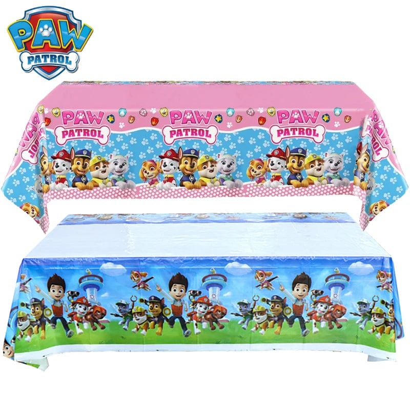 Planet Gates Tablecloth-108x180cm / 3pack / CHINA Tablecloth Paw Patrol Birthday Cartoon Dog Party Decorations Disposable Tableware Waterproof Table Cover Baby Shower Supplies