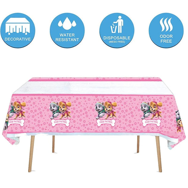 Planet Gates Tablecloth-108x180cm / 3pack / CHINA Tablecloth Paw Patrol Birthday Cartoon Dog Party Decorations Disposable Tableware Waterproof Table Cover Baby Shower Supplies