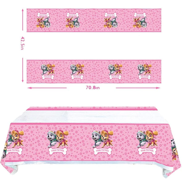 Planet Gates Tablecloth-108x180cm / 3pack / CHINA Tablecloth Paw Patrol Birthday Cartoon Dog Party Decorations Disposable Tableware Waterproof Table Cover Baby Shower Supplies