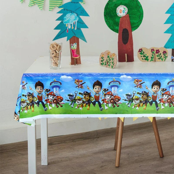 Planet Gates Tablecloth-108x180cm / 3pack / CHINA Tablecloth Paw Patrol Birthday Cartoon Dog Party Decorations Disposable Tableware Waterproof Table Cover Baby Shower Supplies