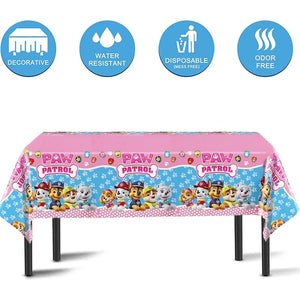 Planet Gates Tablecloth-108x180cm / 3pack / CHINA Tablecloth Paw Patrol Birthday Cartoon Dog Party Decorations Disposable Tableware Waterproof Table Cover Baby Shower Supplies