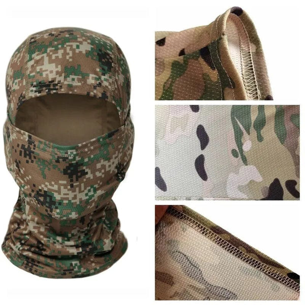Planet Gates Tactical Balaclava Outdoor Bike Cycling Shield Cover Army Military Full Face Mask Hunting Hat Camouflage Balaclava Scarf