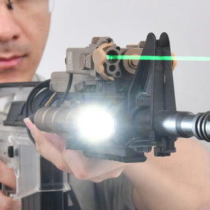 Planet Gates Tactical DBAL-A2 Simplified Version Surefir M300A M600C Flashlight Sets Red Dot Airsoft Indicator Fit 20mm Rail Hunting Laser