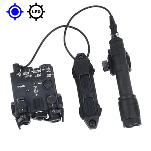 Planet Gates Tactical DBAL-A2 Simplified Version Surefir M300A M600C Flashlight Sets Red Dot Airsoft Indicator Fit 20mm Rail Hunting Laser