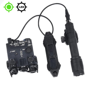Planet Gates Tactical DBAL-A2 Simplified Version Surefir M300A M600C Flashlight Sets Red Dot Airsoft Indicator Fit 20mm Rail Hunting Laser