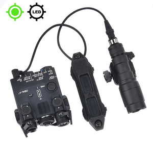 Planet Gates Tactical DBAL-A2 Simplified Version Surefir M300A M600C Flashlight Sets Red Dot Airsoft Indicator Fit 20mm Rail Hunting Laser