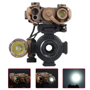 Planet Gates Tactical DBAL-A2 Simplified Version Surefir M300A M600C Flashlight Sets Red Dot Airsoft Indicator Fit 20mm Rail Hunting Laser