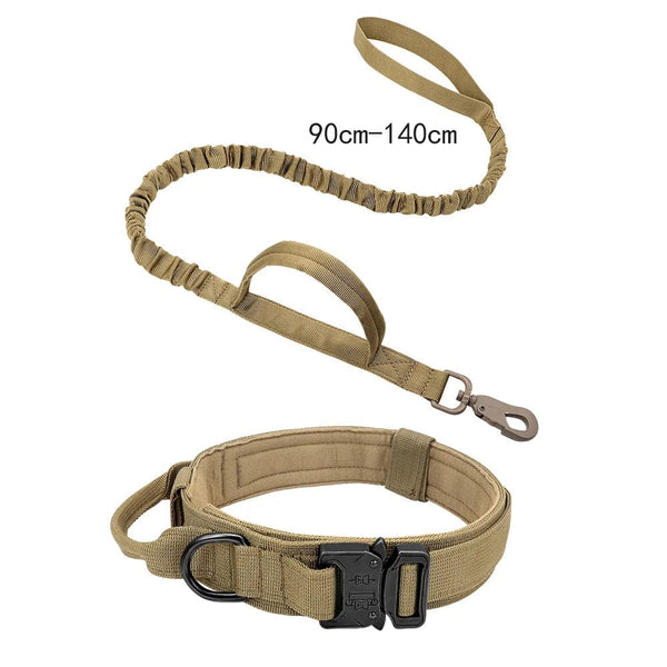 Planet Gates Tactical Dog Collar Military Adjustable Duarable Nylon Lead For Medium Large Walking Training Pet Accessory Breakaway Leash Rope