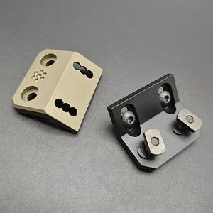 Planet Gates Tactical M300 M600 Flashlight Base MLOK Side Mounting Bracket Rail CNC Metal Base Flashlight Stand Hunting Accessories