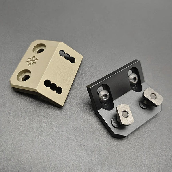 Planet Gates Tactical M300 M600 Flashlight Base MLOK Side Mounting Bracket Rail CNC Metal Base Flashlight Stand Hunting Accessories