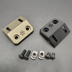 Planet Gates Tactical M300 M600 Flashlight Base MLOK Side Mounting Bracket Rail CNC Metal Base Flashlight Stand Hunting Accessories