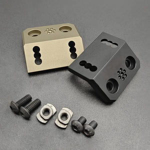 Planet Gates Tactical M300 M600 Flashlight Base MLOK Side Mounting Bracket Rail CNC Metal Base Flashlight Stand Hunting Accessories