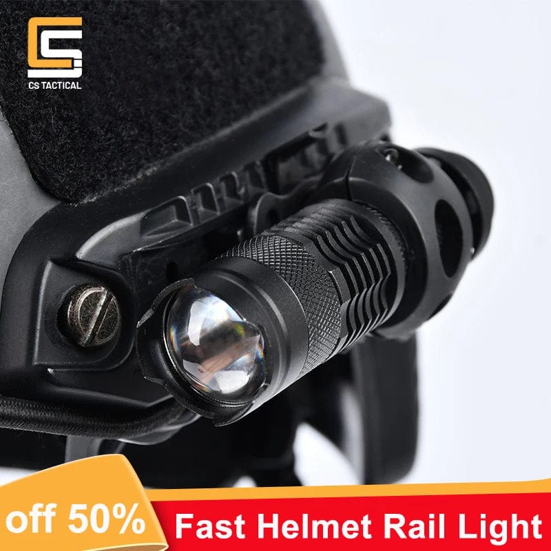 Planet Gates Tactical Military Fast Helmet Light WADSN Tactical Flashlight AIrsoft Strobe Constant Moment Helmet Lamp With White Scout Light