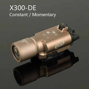 Planet Gates Tactical Surefir X300 X300U X300UH-B XH35 Pistol X300V Scout Light Weapon Gun Light Lanterna Rifle Strobe Flashlight Hunting