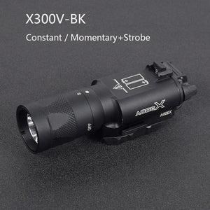 Planet Gates Tactical Surefir X300 X300U X300UH-B XH35 Pistol X300V Scout Light Weapon Gun Light Lanterna Rifle Strobe Flashlight Hunting