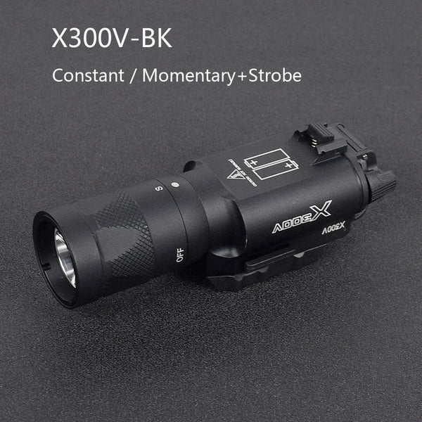 Planet Gates Tactical Surefir X300 X300U X300UH-B XH35 Pistol X300V Scout Light Weapon Gun Light Lanterna Rifle Strobe Flashlight Hunting