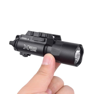 Planet Gates Tactical Weapon Light X300 Ultra Shooting Surefir X300U Auto Tracer II Flashlight Unit Scout Thread Adapter M14 to M10 Kit