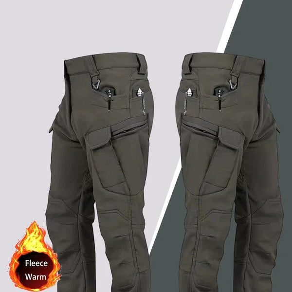 Planet Gates Tactical Winter Set Men's Military Outdoor Windproof Waterproof Suit Multi-Pocket Soft Shell Hooded Jackets Sharkskin Work Pants