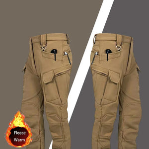 Planet Gates Tactical Winter Set Men's Military Outdoor Windproof Waterproof Suit Multi-Pocket Soft Shell Hooded Jackets Sharkskin Work Pants