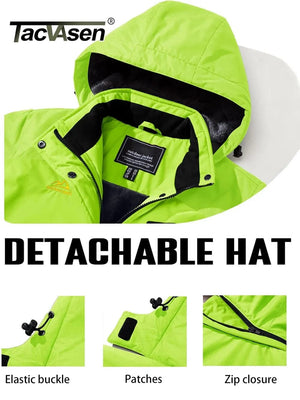 Planet Gates TACVASEN Winter Warm Jackets Women's Ski Jacket Stylish Camping Hiking Outdoor Adventure Snowboard Jackets Coats Windbreaker