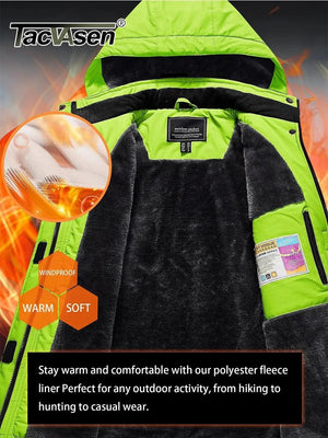 Planet Gates TACVASEN Winter Warm Jackets Women's Ski Jacket Stylish Camping Hiking Outdoor Adventure Snowboard Jackets Coats Windbreaker