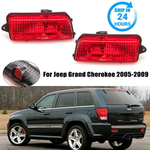 Planet Gates Tail Stop Rear Bumper Reflector Light For Jeep Grand Cherokee 2005 2006 2007 2008 2009 Brake Turn Signal Fog Lamp Accessories