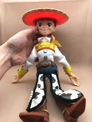 Planet Gates Talk Jessie no box Disney Toy Story 4 Talking Woody Buzz Jessie Rex Action Figures Anime Decoration Collection Figurine toy model for children gift