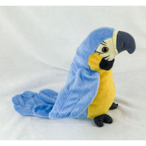 Planet Gates Talking Macaw Parrot Repeat What You Say Stuffed Animal Plush Toy Electronic Record Animated Bird Speaking Parrot Pet Plush Toys