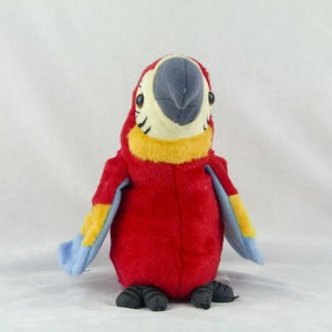 Planet Gates Talking Macaw Parrot Repeat What You Say Stuffed Animal Plush Toy Electronic Record Animated Bird Speaking Parrot Pet Plush Toys