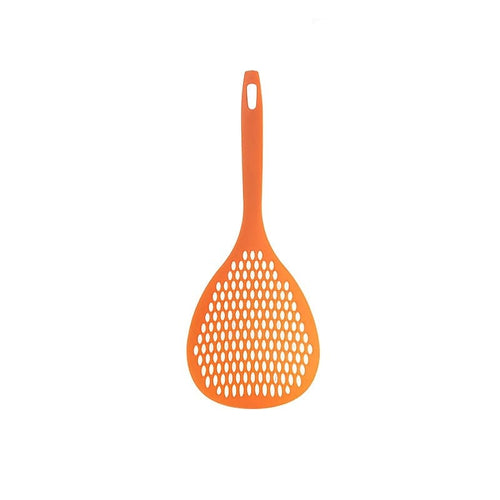 Planet Gates Tangerine 1pc Large Scoop Colander Strainer, Skimmer Slotted Spoon Scoop Thermoplastic Colander Strainer Shovel, Cooking Utensils For Kitchen Cooking Baking Heat Resistant